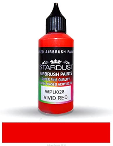 Stardust WPU028 Airbrush PU 1K RC Art Color VIVID RED 60ml Stardust WPU028 Airbrush PU 1K RC Art Color VIVID RED 60ml von Stardust Colors