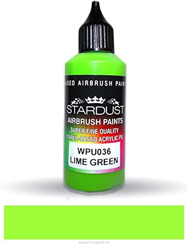 Stardust WPU036 Airbrush PU 1K RC Art Color LIME GREEN 60ml von Stardust Colors