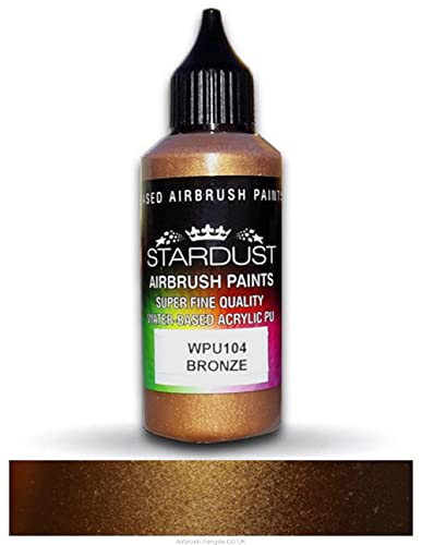 Stardust WPU104 Airbrush PU 1K RC Metallic Color BRONZE 60ml von Stardust Colors