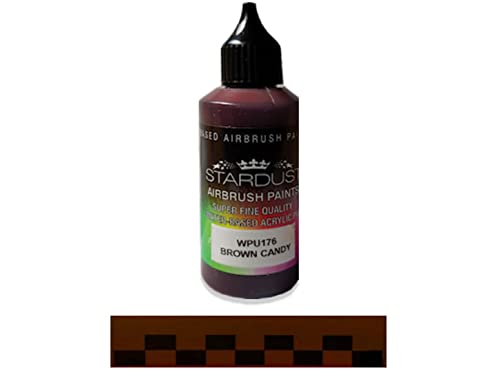 Stardust WPU176 Airbrush PU 1K RC CANDY Color BROWN 60ml Stardust WPU176 Airbrush PU 1K RC CANDY Color BROWN 60ml von Stardust Colors