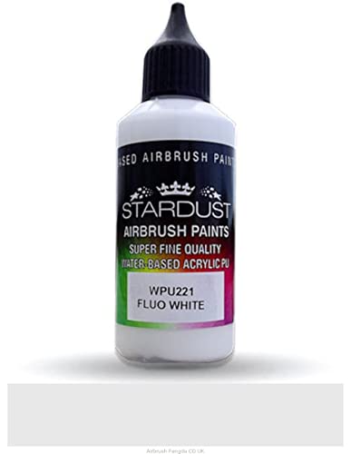 Stardust WPU221 Airbrush PU 1K RC FLUORESCENT Color WHITE 60ml von Stardust Colors