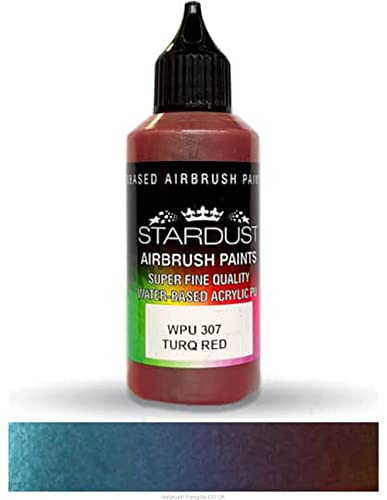 Stardust WPU307 Airbrush PU 1K RC CHAMELEON Color TURQUOISE-RED 60ml von Stardust Colors