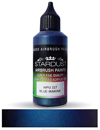 Stardust WPU327 Airbrush PU 1K RC CHAMELEON Color BLUE-MARINE 60ml von Stardust Colors