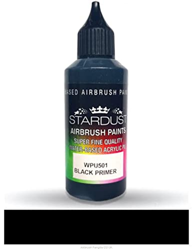 Stardust WPU501 Airbrush PU 1K RC - Black Primer 60ml von Stardust Colors