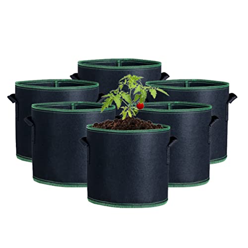 Stareal 6-Pack 75L Gemüse Grow Taschen, Garten Pflanze Grow Taschen Atmungsaktive Vliesstoff Pflanzentöpfe Mit Griffen Indoor Oder Outdoor Grow Container Für Gemüse/Blume/Pflanze/Früchte Stareal 6-Pack 75L Gemüse Grow Taschen, Garten Pflanze Grow Taschen Atmungsaktive Vliesstoff Pflanzentöpfe Mit Griffen Indoor Oder Outdoor Grow Container Für Gemüse/Blume/Pflanze/Früchte von Stareal