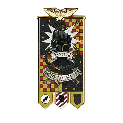 Starforged Space Marines Chapter Banner Collection Kühlschrankmagnet Warhammer 40K Imperial Fäuste von Starforged