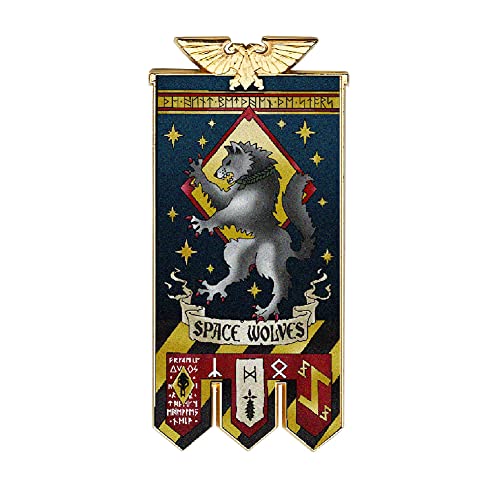 Starforged Space Marines Chapter Banner Collection Kühlschrankmagnet Warhammer 40K Space Wölfe von Starforged