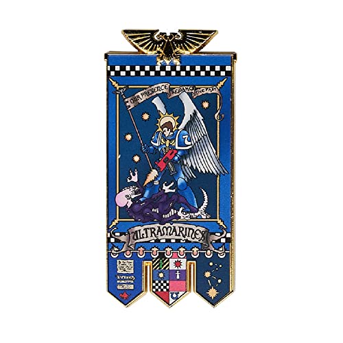 Starforged Space Marines Chapter Banner Collection Kühlschrankmagnet Warhammer 40K-Ultramarines von Starforged