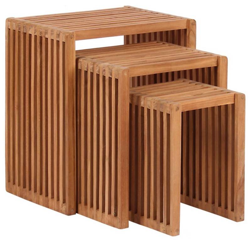 Starhome Beistelltisch Woodie 3er-Set eckig Starhome Beistelltisch Woodie 3er-Set eckig von Starhome