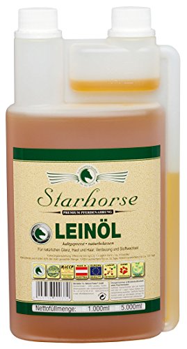 Starhorse Leinöl 1000 ml für Pferde von Starhorse