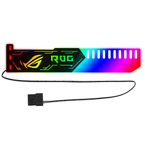 Staright RGB25 RGB-Grafikkartenständer Grafikkartenunterstützung mit RGB-Lichteffekt 5V Big 4Pin-Netzteil-Grafikkartenhalter von Staright