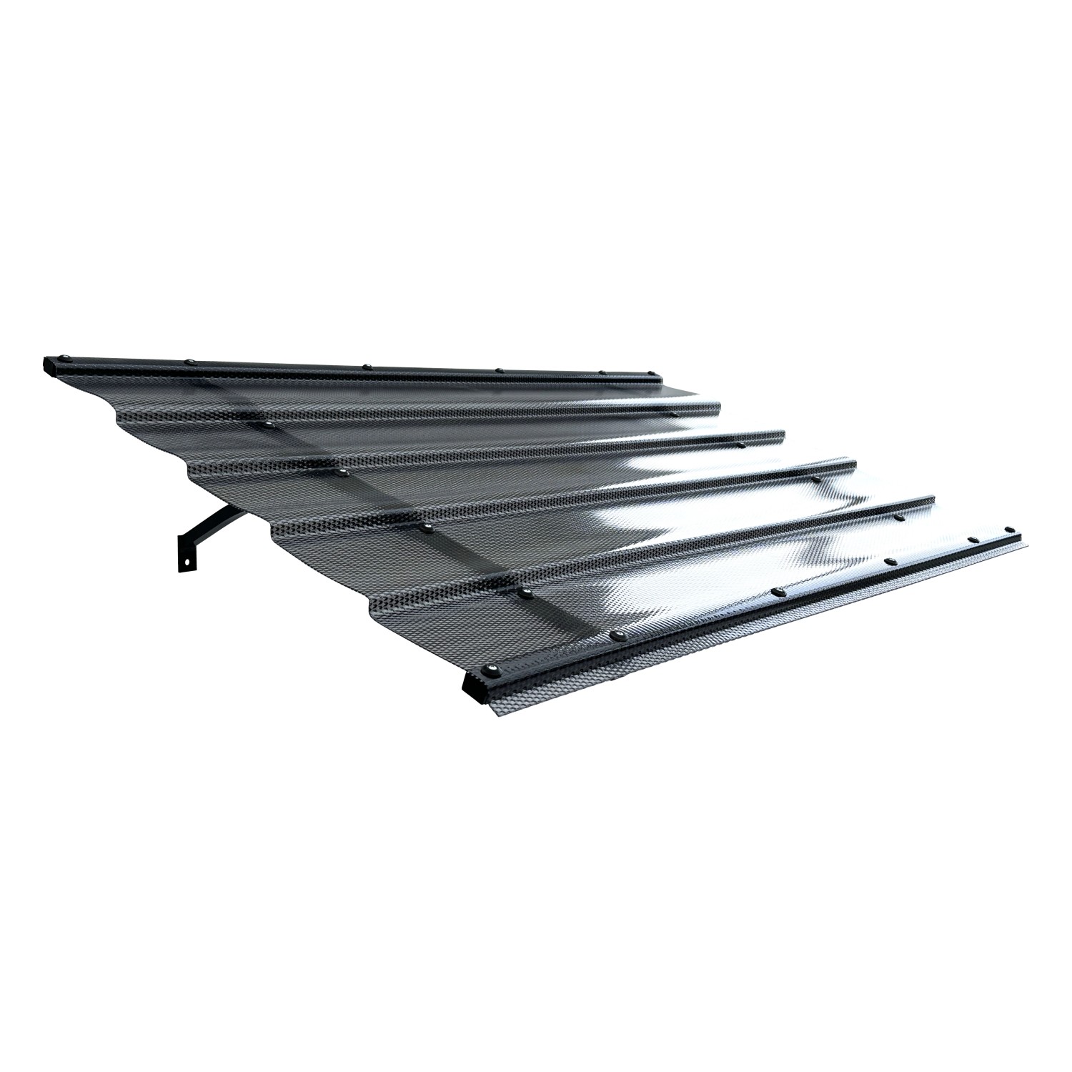 STARKEDACH DIAMONDS Aluminiumrahmen Vordach Straight T-150 7016 Mit Monolithischem Polycarbonatbeschichtung von StarkeDACH