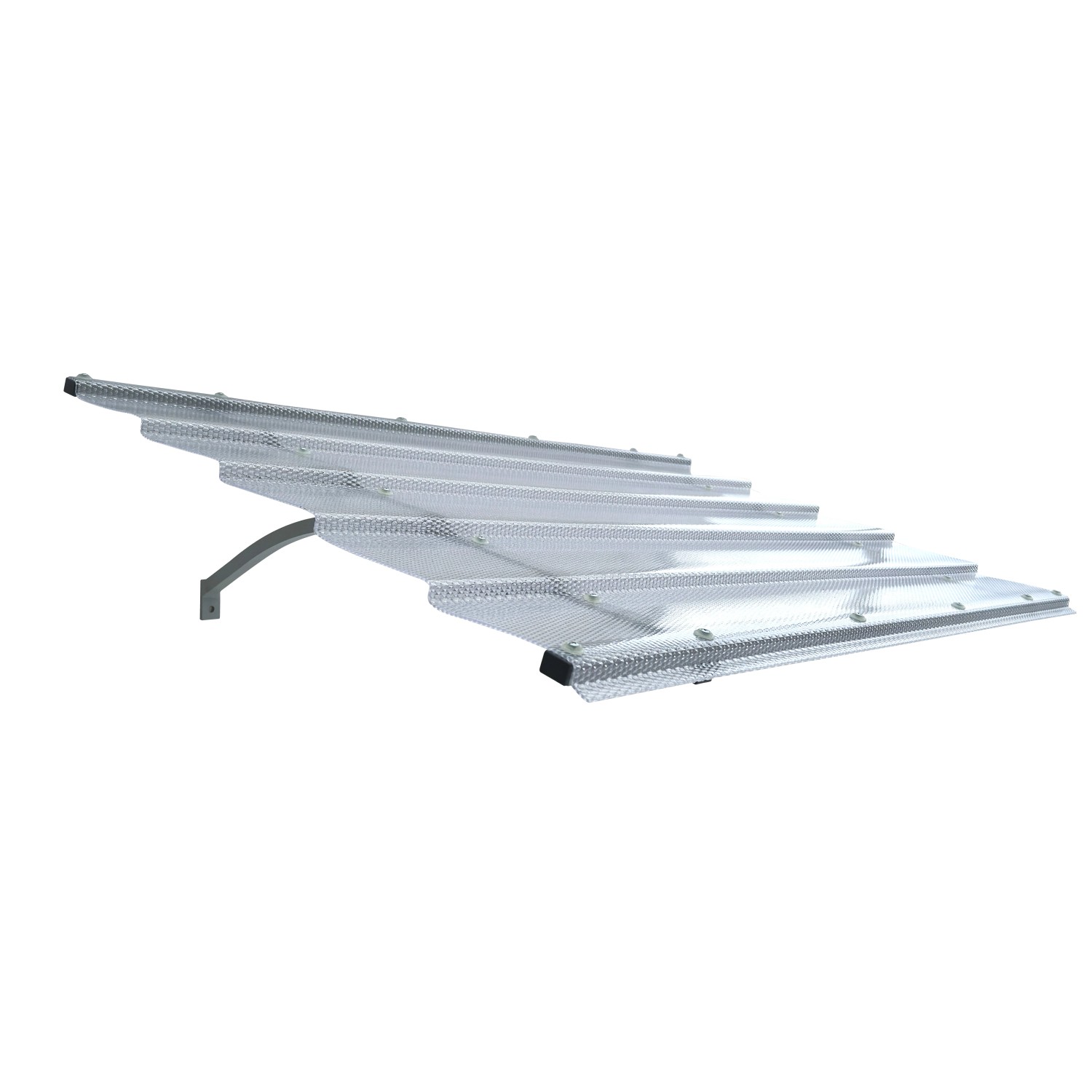 STARKEDACH DIAMONDS Aluminiumrahmen Vordach  Straight T-150 7035 Mit Monolithischem Polycarbonatbeschichtung von StarkeDACH