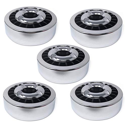 Starlet24 Gluttöter Aschenbecher für draußen Windaschenbecher Metall Ascher Ashtray stabil rund flach (5x Silber) Starlet24 Gluttöter Aschenbecher für draußen Windaschenbecher Metall Ascher Ashtray stabil rund flach (5x Silber) von Starlet24