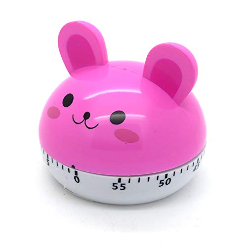 Eieruhr Kurzzeitmesser Wecker Küchentimer Küchenuhr Schaltuhr Timer Kochhilfe Pink Bunny von Starlet24