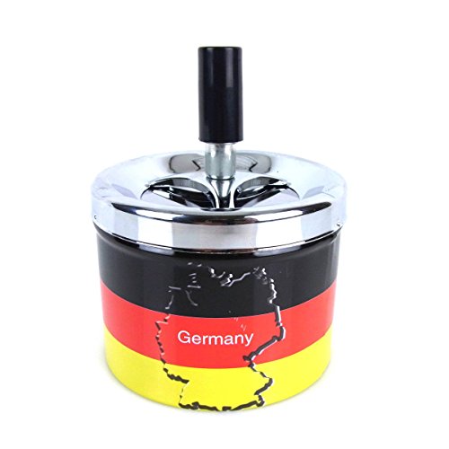 Starlet24 Dreh-Aschenbecher Deutschland Ascher Windaschenbecher Ashtray Aschenbecher von Starlet24