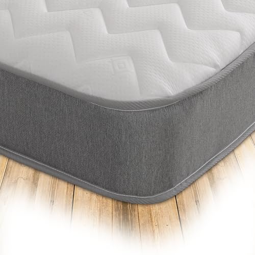 Starlight Beds, Doppelbett-Matratze, Memory-Gewebe, Weiß/Grau, 137 cm Starlight Beds, Doppelbett-Matratze, Memory-Gewebe, Weiß/Grau, 137 cm von Starlight Beds