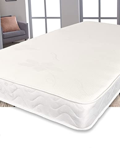 Starlight Beds 1106 Hybrid-Federkernmatratze aus Memory-Schaum, Baumwolle, weiß, 3ft Single 90 x 190cm von Starlight Beds