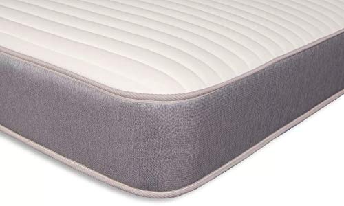 Starlight Beds 1343-50 Matratze Federkernmatratze aus Memory-Faser, 152 cm, mit luxuriösem Jersey-Strickstoff, Feuerbeständige, regulierte Materialien, cremefarben, 5ft Kingsize Mattress von Starlight Beds