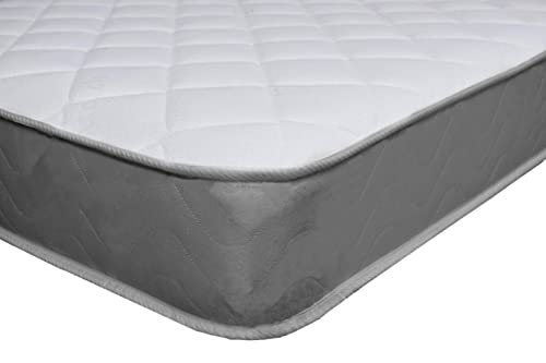 Starlight Beds BS7177 Matratze, Feuerbeständige, regulierte Materialien, weiß, 2ft6 by 5ft9 Shorty Mattress (75cm x 175cm) von Starlight Beds