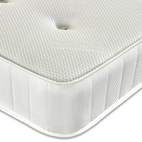 Starlight Beds Sleep getuftete Wärmer Extrem Polsterung Atmungsaktiv Winter Wärmt Premium-Matratze, Baumwollmischung Polyester Baumwolle, weiß, Kleines Doppelbett von Starlight Beds