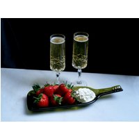 Snack & Dip Geschirr "Vine' ~ Handbemalte, Umweltfreundliche, Recycelte Weinflaschen. Kondiment/Serviergeschirr. Eingeschlagene Flaschen Snack & Dip Geschirr "Vine' ~ Handbemalte, Umweltfreundliche, Recycelte Weinflaschen. Kondiment/Serviergeschirr. Eingeschlagene Flaschen von StarlightAndShadows