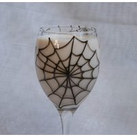 Wicked Webs | In Schattierungen Von Schwarz Und Grau - Ein Exklusives Design, Handbemaltes Spinnennetz Weinglas. Brille. Spinnwebengläser Wicked Webs | In Schattierungen Von Schwarz Und Grau - Ein Exklusives Design, Handbemaltes Spinnennetz Weinglas. Brille. Spinnwebengläser von StarlightAndShadows