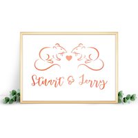 Mäuse, Rennmaus Namensschild Print. Ihr Haustiername Foliendruck von StarlitInspired