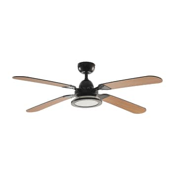 Starluna Tedric Led Deckenventilator Deckenventilator Ventilator Schwarz Eiche B-Ware von Starluna