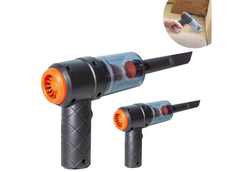 Starlyf Akku-Handstaubsauger Mini Vacuum Cleaner, 45,00 W, beutellos, 2in1 Staubsauger mit Gebläse ideal für Auto & Computer, 1200 mAh von Starlyf