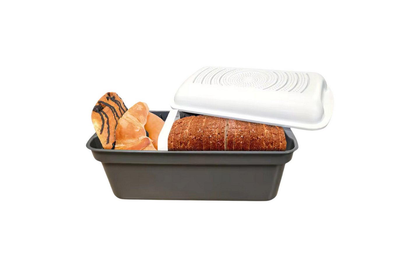 Starlyf Brotkasten Bread Magic, Kunststoff, (Spar-Set, 1-tlg., 1er oder 2er Pack), Brotkorb zum Frischhalten von Brot, 4L & 8L von Starlyf