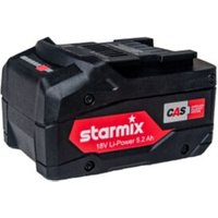 Akkupack 18V Li-Power 5.2 Ah, Starmix 459745 Akkupack 18V Li-Power 5.2 Ah, Starmix 459745 von Starmix