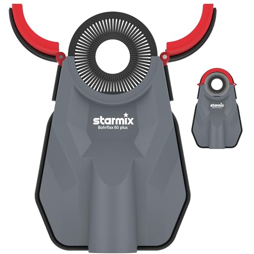 Starmix Bohrstaub-Düse Bohrfixx 60 Plus, haftet selbst an der Wand, auch geeignet für größere Bohrlöcher, 110134 von Starmix