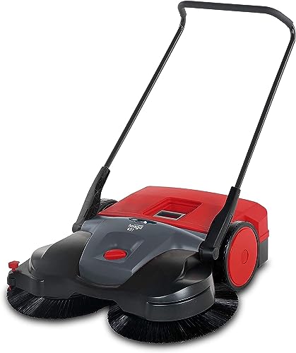 Haaga Handkehrmaschine 697 Profi (mit akkubetriebenen Bürsten, egal ob nass, trocken, Sand oder gar Getränkedosen, geeignet für Flächen ab 200 m²) 101002 von Starmix