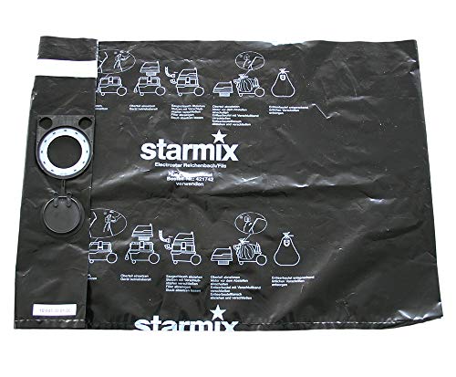 Starmix Entleer- und Entsorgungsbeutel (5 Stück, für IS alt 25 Liter M- + H-Sauger, iPulse alt M- + H-Sauger. ISC (25l Behälter) und iPulse (35l Behälter) M- und H-Sauger) von Starmix