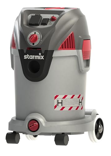 Starmix Nass-Trockensauger Energetic APDH-1430 (Sauger mit max. 1.400 Watt, 220 mbar, 30-l-Behälter, PressClean Filterabreinigung, Staubklasse H) 110066 von Starmix