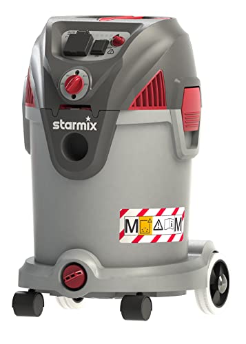 Starmix Nass-Trockensauger Energetic APDM-1430 (Sauger/Universalsauger mit max. 1.400 Watt, 220 mbar, 30-l-Behälter, PressClean Filterabreinigung, Staubklasse M) 110042 von Starmix