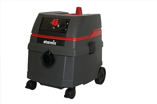 Starmix Nass-Trockensauger IS AR 1425 EHP (1400 Watt, Industriesauger mit 25 l Behälter, max. 259 mbar, Sauger für Baustelle + Werkstatt) 20310 von Starmix