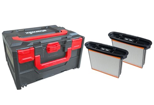 Starmix Starbox 215 Werkzeugkasten (Werkzeugkoffer mit 2x FKP 4800 M Advanced Filterkassette, Werkzeugbox, kompatibel mit metaBOX-System und Starmix Saugern, mit Zubehör) 462967 von Starmix