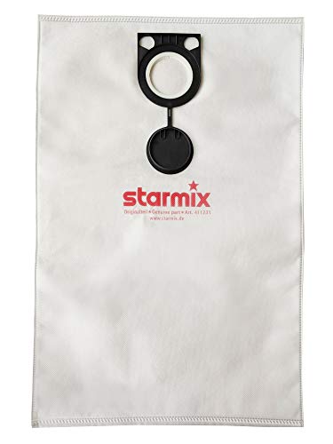 Starmix Vlies-Filterbeutel FBV 25-35, Staubklasse „M“, doppellagig, für alle eckigen 25-35 L Kunststoffbehälter (5 Stück = 1 Satz) von Starmix
