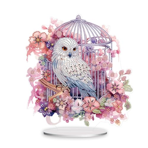 Starnearby DIY Diamond Painting Blumen und Vögel Deko, 5D Diamant Painting Tisch Deko, Diamant Malerei Kunst Set, Ornamente Geschenke für Anfänger Hausgeschenk Deko für Familie Starnearby DIY Diamond Painting Blumen und Vögel Deko, 5D Diamant Painting Tisch Deko, Diamant Malerei Kunst Set, Ornamente Geschenke für Anfänger Hausgeschenk Deko für Familie von Starnearby