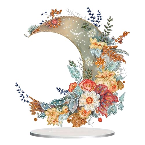 Starnearby DIY Diamond Painting Tisch Deko, 5D Diamant Painting Blumen und Pilz Ornamente, Diamant Malerei Stehend Kunst Set, Festliches Geschenk Hausgeschenk Starnearby DIY Diamond Painting Tisch Deko, 5D Diamant Painting Blumen und Pilz Ornamente, Diamant Malerei Stehend Kunst Set, Festliches Geschenk Hausgeschenk von Starnearby