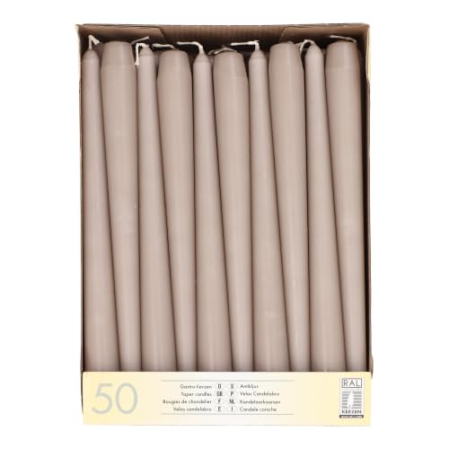 100 Leuchterkerzen Ø 2,2 cm · 25 cm greige 100 Leuchterkerzen Ø 2,2 cm · 25 cm greige von Starpak