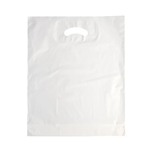 Starpak 400 Griffloch-Tragetaschen, HDPE 44 cm x 36 cm x 9 cm Weiss Starpak 400 Griffloch-Tragetaschen, HDPE 44 cm x 36 cm x 9 cm Weiss von Starpak