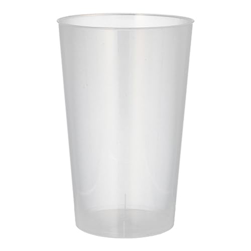 Starpak 96 Mehrweg-Trinkbecher PP 0,5 l Ø 9,1 cm · 14 cm unzerbrechlich von Starpak