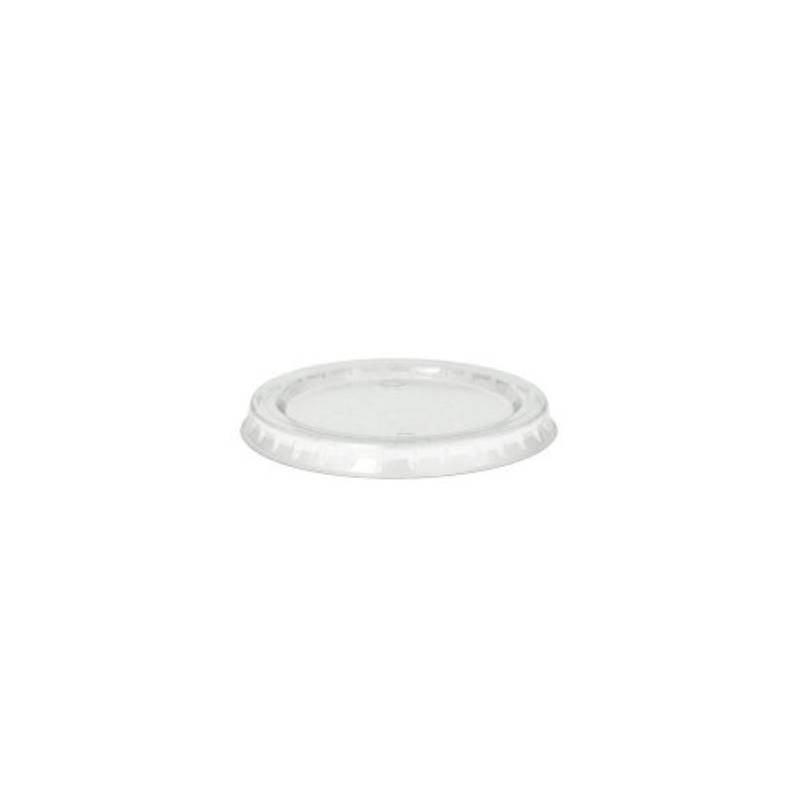 Starpak Becher 100 Deckel, PS rund Ø 6,7 cm · 1 cm klar von Starpak