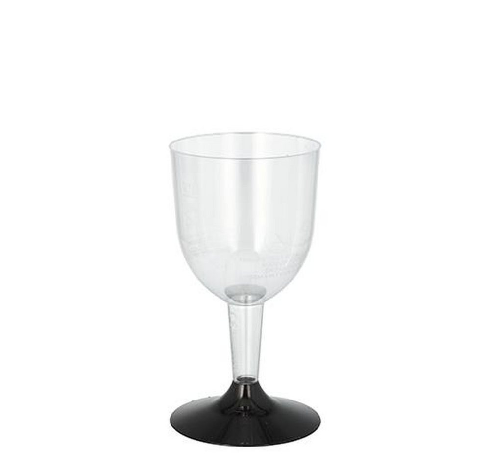 Starpak Becher 20 Stiel-Gläser für Weisswein, PS 0,1 l Ø 6,7 cm · 11 cm glasklar von Starpak