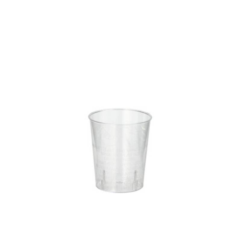 Starpak Becher 40 Gläser für Schnaps, PS 2 cl Ø 3,7 cm · 4,1 cm glasklar von Starpak