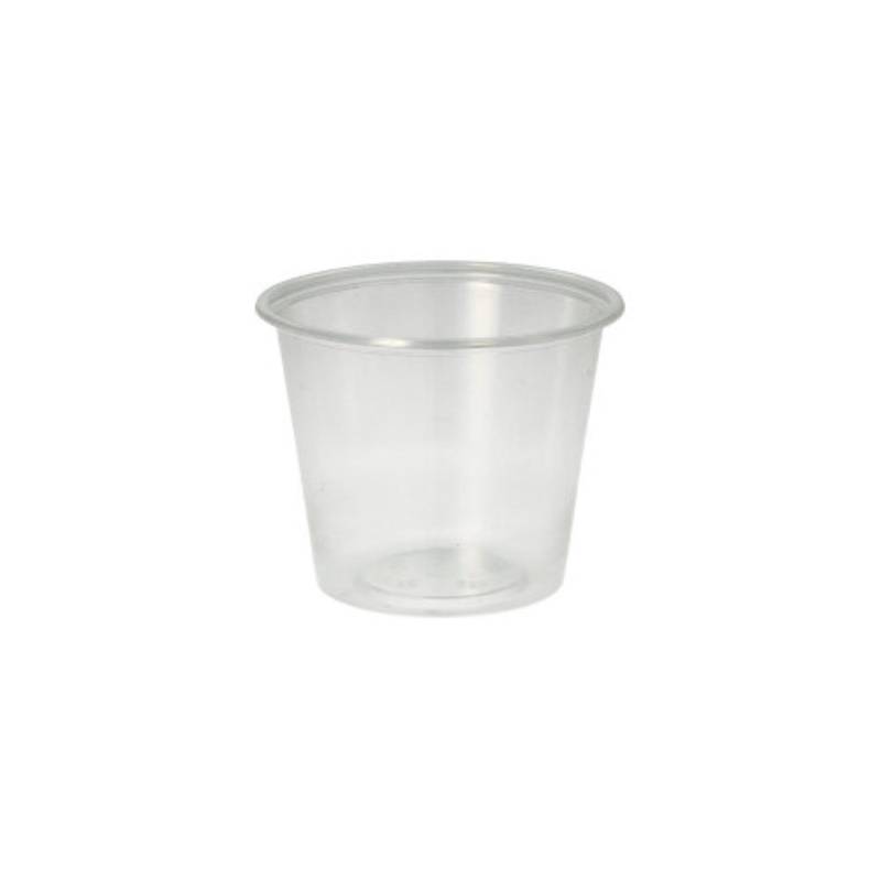 Starpak Becher 50 Dressingbecher, PP rund 125 ml Ø 7,1 cm · 5,7 cm transparent von Starpak