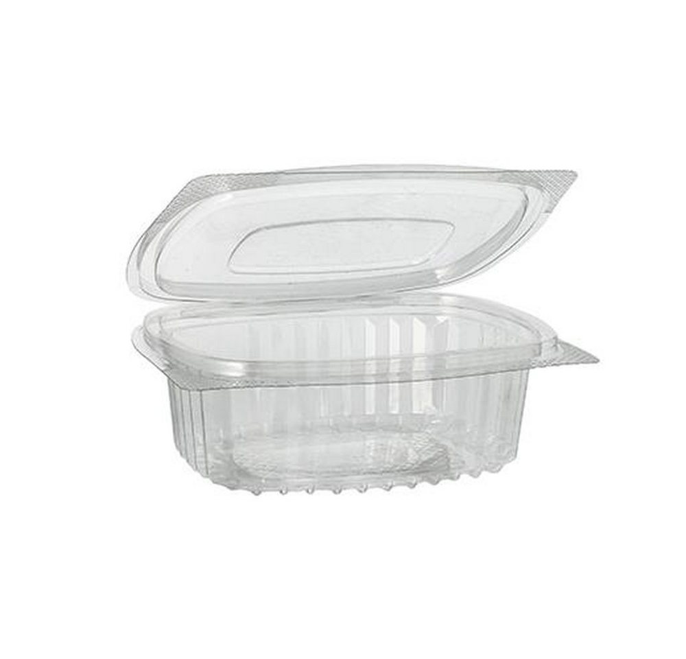 Starpak Becher 50 Salatschalen mit deckel, R-PET 250 ml 4,3cm x 10,6cm x 13,3cm klar von Starpak